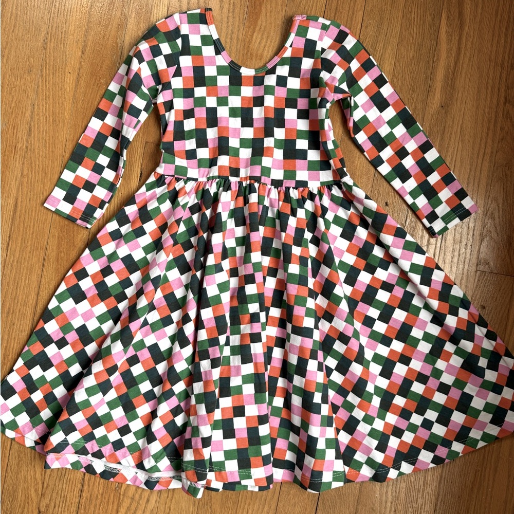 Alice + Ames Holiday Plaid Dress, Size 7